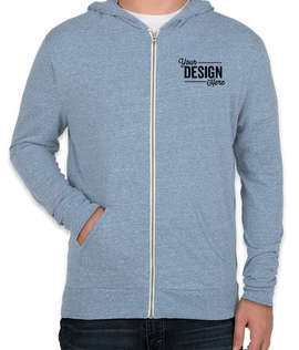 Canada - Threadfast Tri-Blend Full Zip T-shirt Hoodie