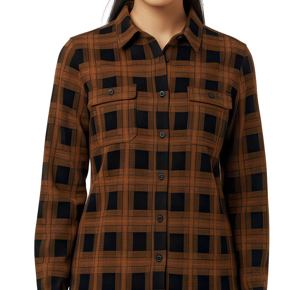 Stormtech Women's Chesapeake Plaid Long Sleeve Shirt-default