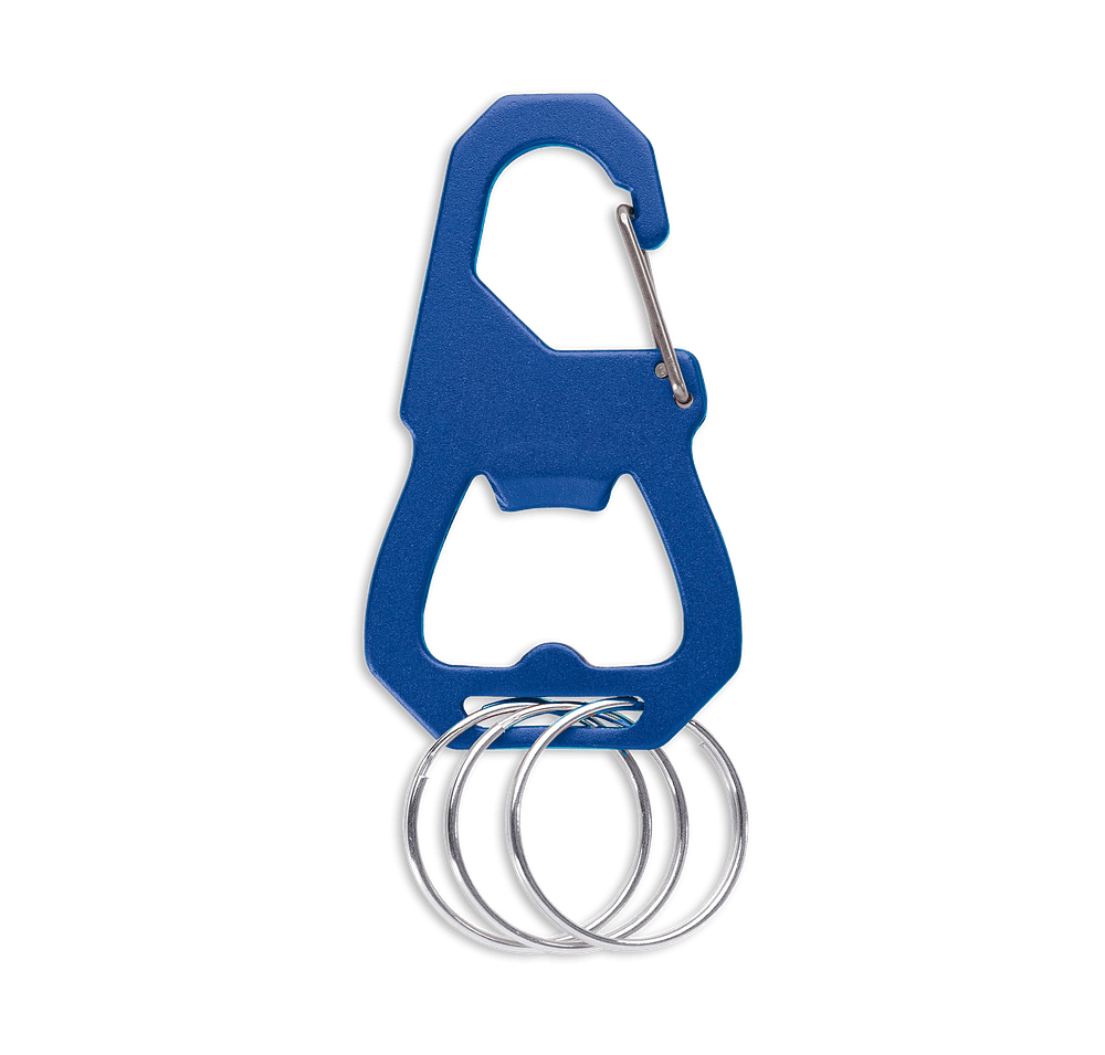 Laser Engraved 3 Keyring Carabiner with Bottle Opener-default