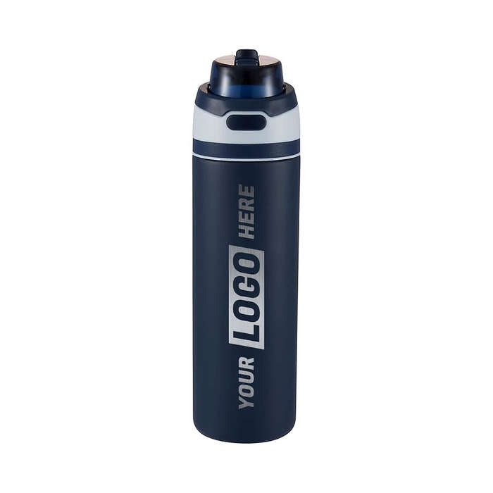 Laser Engraved 28 oz. Elvin Stainless Steel Recycled Sports Water Bottle
