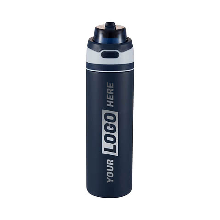Laser Engraved 28 oz. Elvin Stainless Steel Recycled Sports Water Bottle