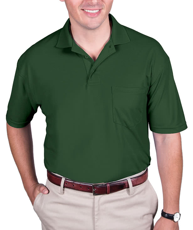 Blue Generation Soft Touch Easy Care Pocket Polo
