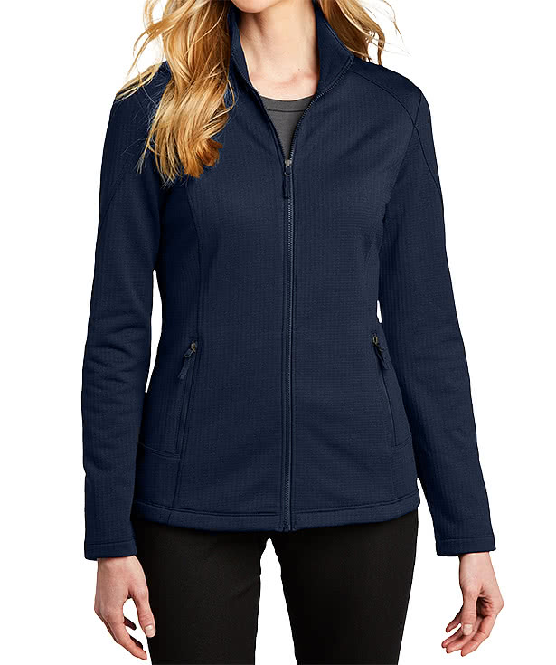 Port Authority Women's Full Zip Grid Tech Fleece Jacket