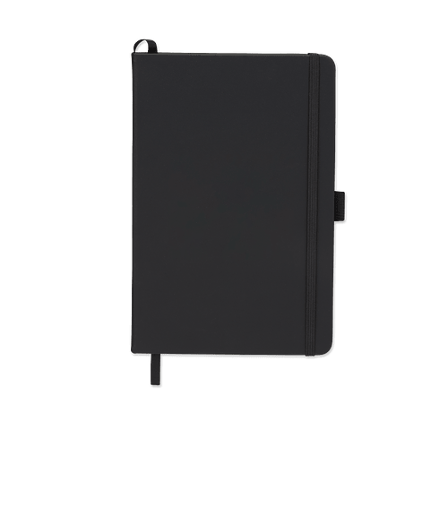 JournalBooks ® Pineapple Leather Hard Cover Notebook in Black