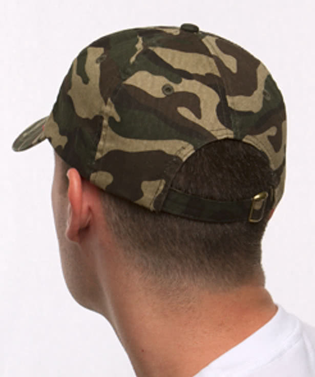 Valucap Bio-Washed Camo Hat
