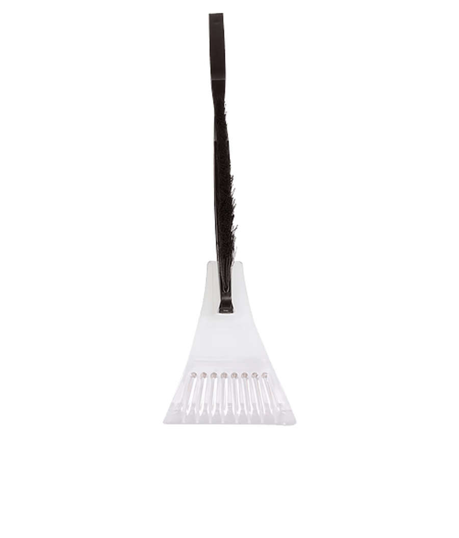 Long Handle Ice Scraper Snowbrush in BLACK