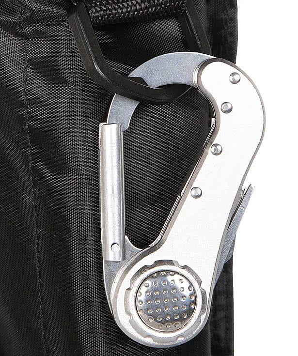 Laser Engraved Carabiner Golf Multi-Tool