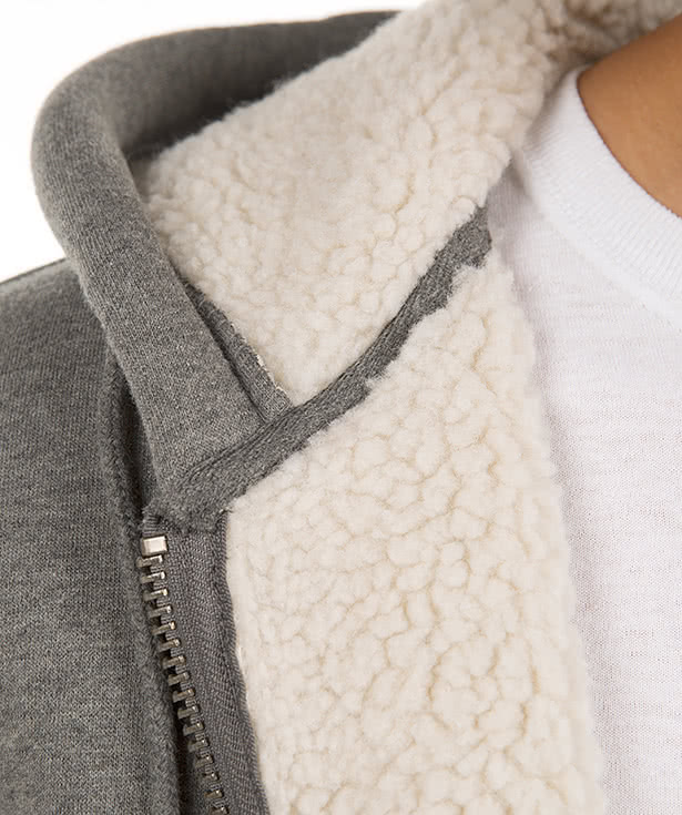 CornerStone DWR Heavyweight Sherpa-Lined Zip Hoodie