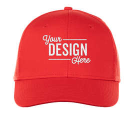 Port Authority Snapback Trucker Hat - Color: True Red