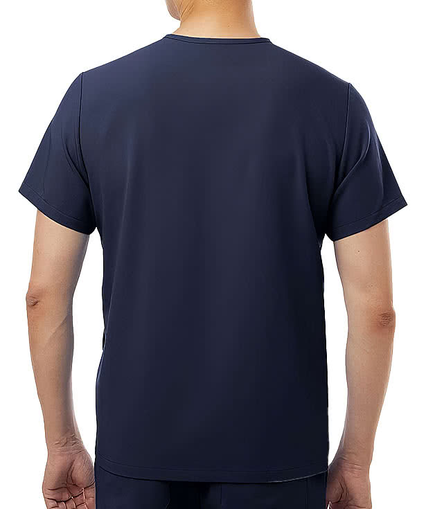 Jaanuu Platt Three-Pocket V-Neck Scrub Top - Embroidered