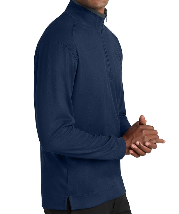 Port Authority Vertical Texture Quarter Zip Pullover