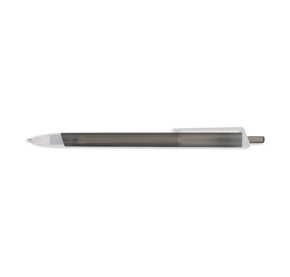 Slim Click Translucent Ballpoint Pen (black ink)-default