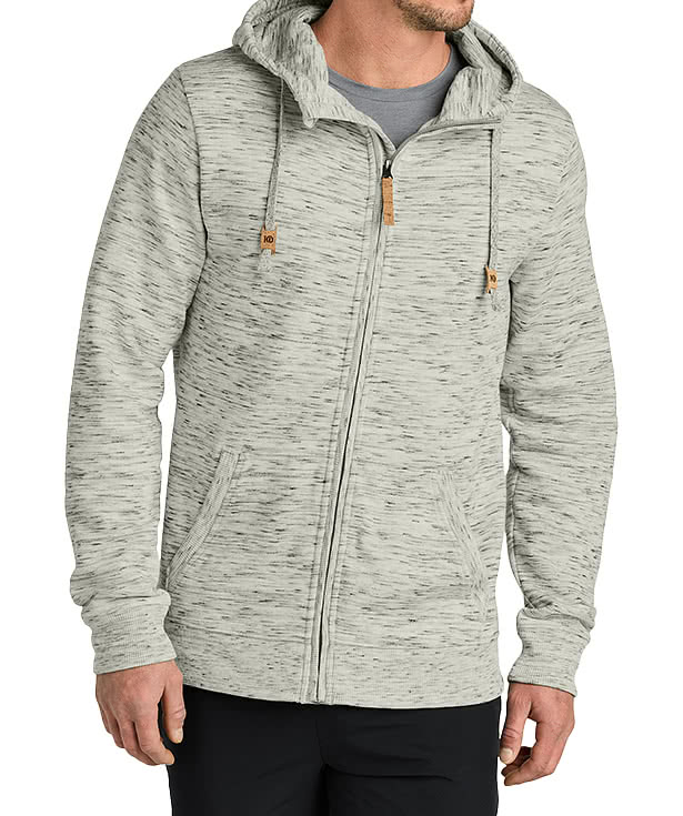 Tentree Space Dye Fleece Zip Hoodie