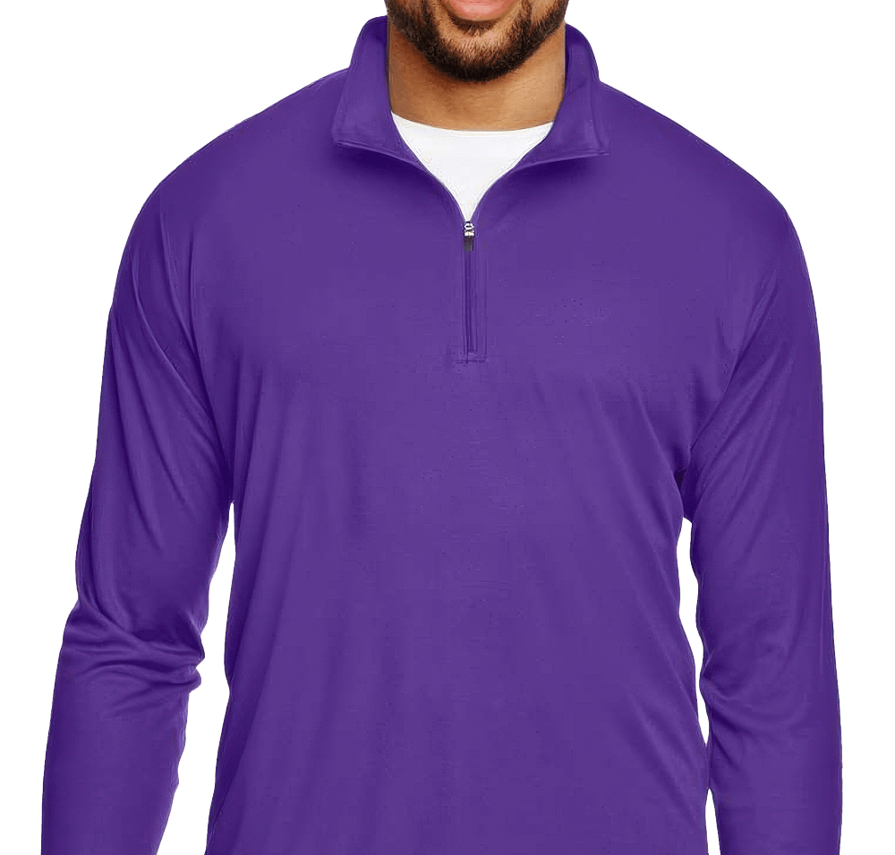 Team 365 Zone Quarter Zip Performance Pullover - Printed-default