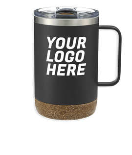 14 oz. Valhalla Copper Vacuum Insulated Camper Mug - Color: Black