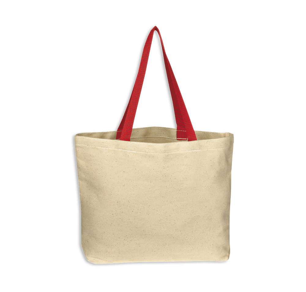 Full Color Medium Natural Cotton Canvas Tote Bag-default