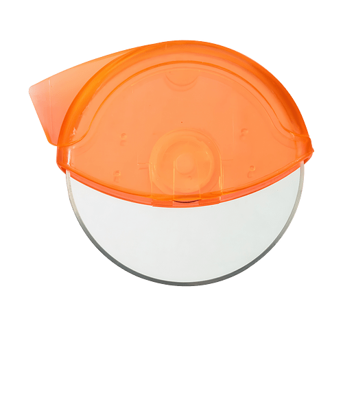 It-Za Pizza Cut-It with Stainless Steel Blade in Translucent Orange