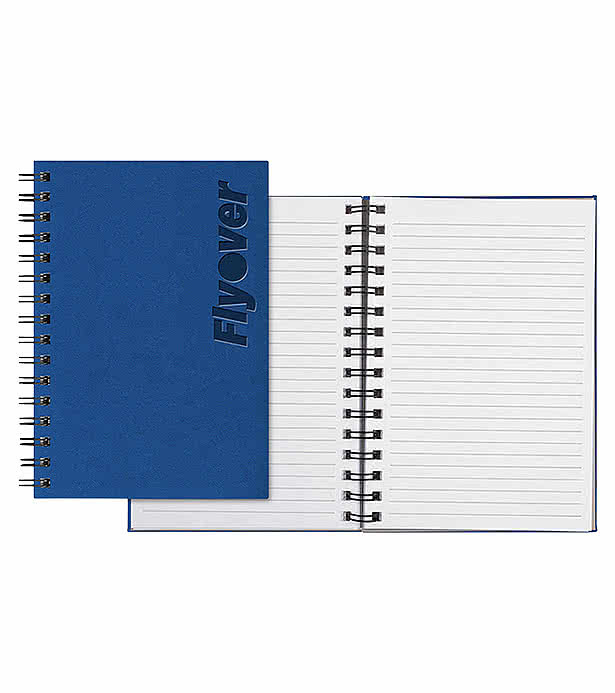 Castelli Debossed WireO Tucson Medio Spiral Hard Cover Notebook