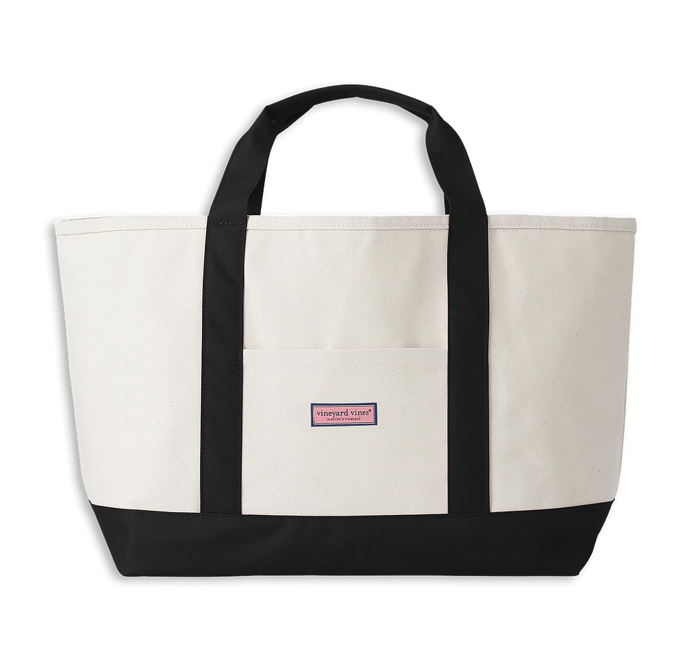 Vineyard Vines Captain Large Canvas Tote Bag-default