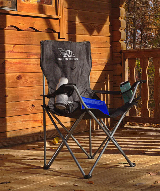 Full Color Gallery Folding Chair with Carrying Bag