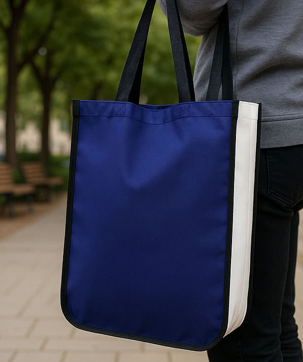 Lola Laminated Non-Woven Shopper Tote Bag