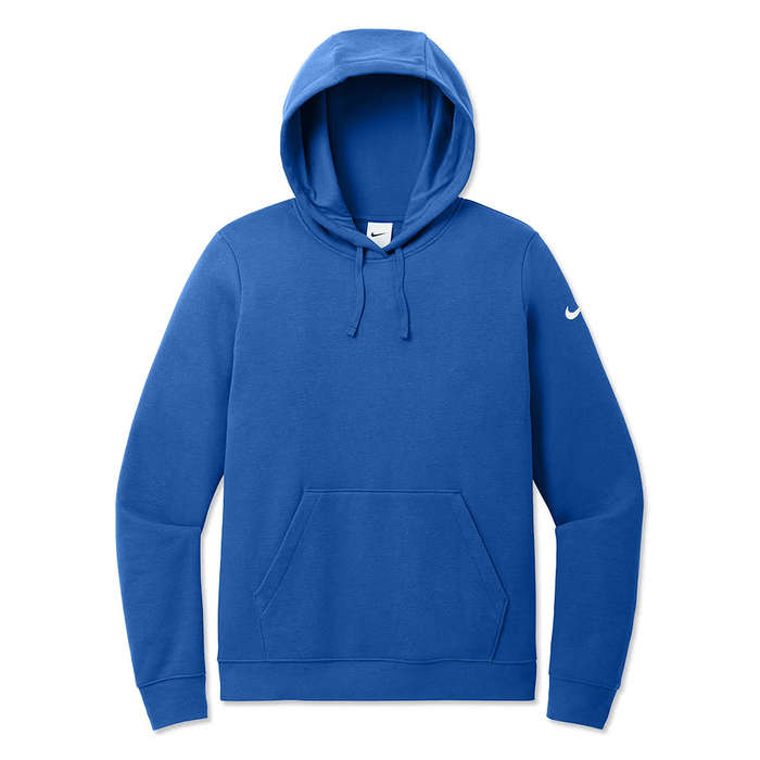Nike Women's Club Fleece Sleeve Swoosh Pullover Hoodie
