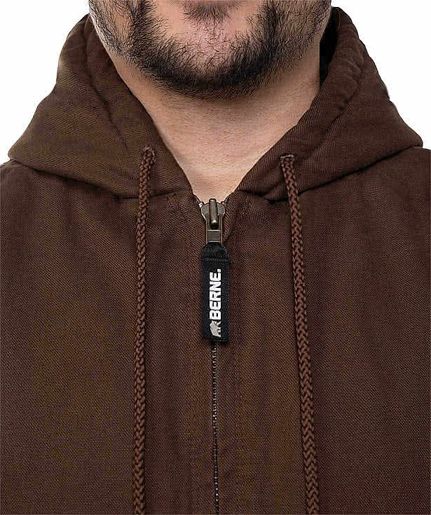 Berne Highland Washed Cotton Duck Hooded Jacket