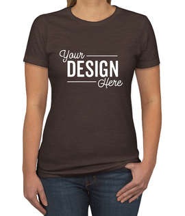 Next Level Women's Slim Fit Jersey Blend T-shirt - Color: Espresso