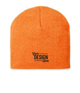 Port & Company Acrylic Beanie - Color: Neon Orange