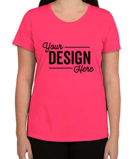 Sport-Tek Women's Soft Jersey Performance Shirt - Color: Neon Pink