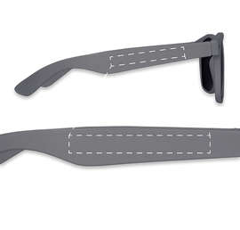Solid Malibu Sunglasses - Color: Gray