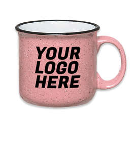 15 oz. Ceramic Speckled Campfire Mug (Set of 36) - Color: Pink