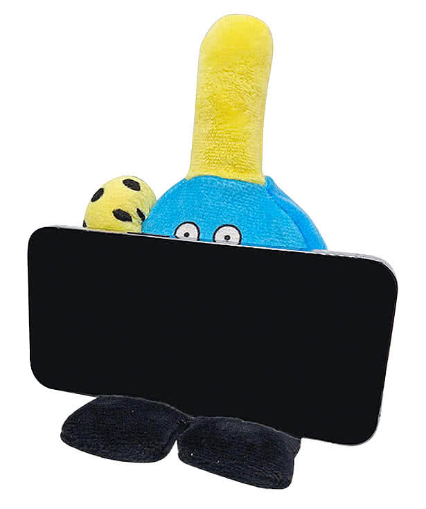 Phone Pals Weighted Pickle Player Plush Phone Holder
