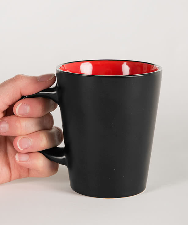 12 oz. Ceramic Two-Tone Noir Mug