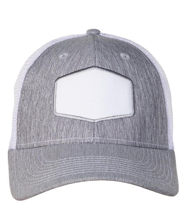 Ahead Brant Snapback Trucker Hat - Hexagon Patch - Embroidered