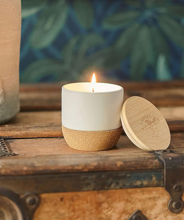 Laser Engraved Santal Scented Candle