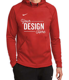 Nike Therma-FIT Pullover Performance Fleece Hoodie - Color: Team Scarlet