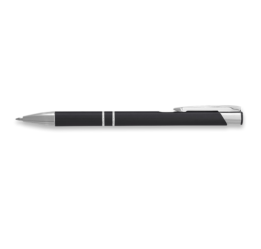 Laser Engraved Venetian Ballpoint Pen (black pen)-default