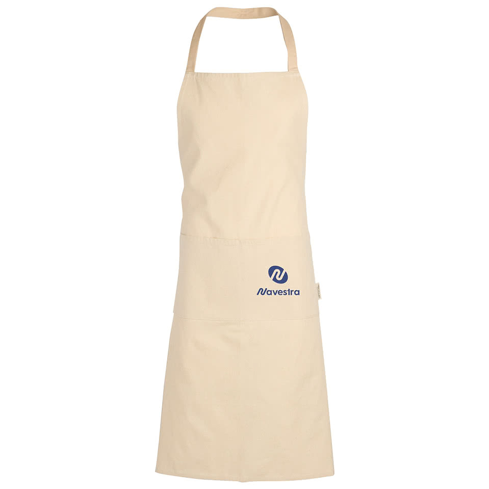 Recycled Cotton Full Length Two-Pocket Apron