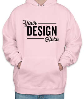 Hanes Ultimate Cotton Heavyweight Pullover Hoodie - Color: Pale Pink