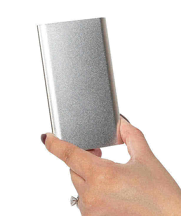 Laser Engraved Sleek Aluminum 4,000 mAh Portable Power Bank