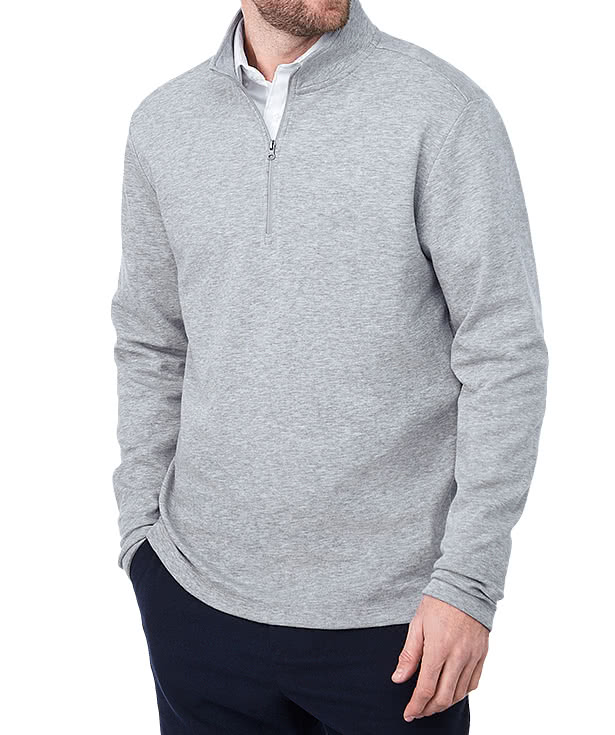 Elevate Rigi Eco Knit Quarter Zip Sweatshirt