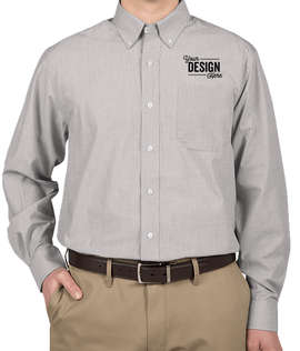 Port Authority Crosshatch Dress Shirt - Color: Navy Frost