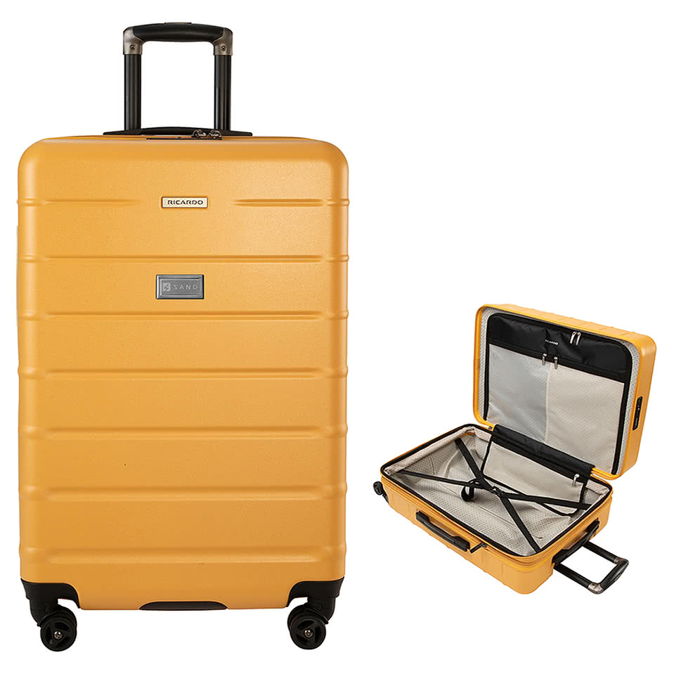 Laser Engraved Ricardo Cambria 20" Hardside Expandable Spinner Carry-On