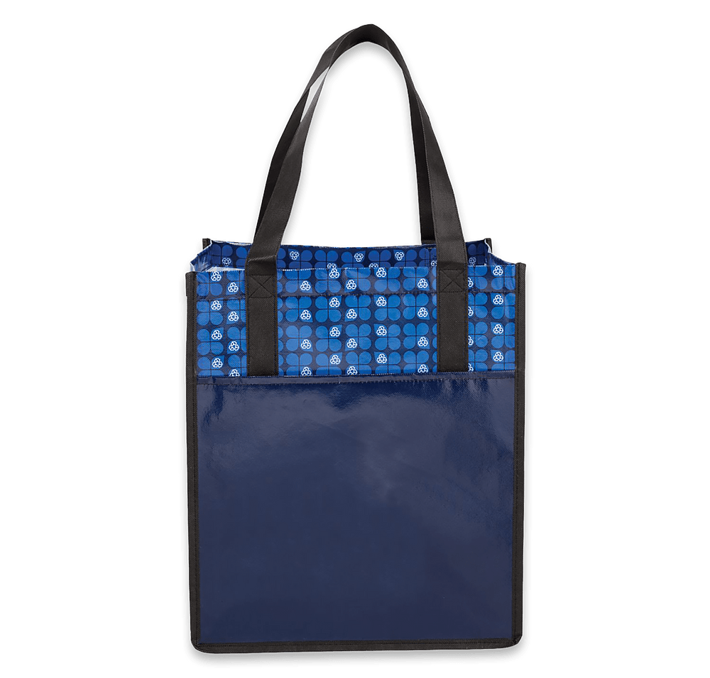 Large Laminated Non-Woven Grocery Tote Bag-default