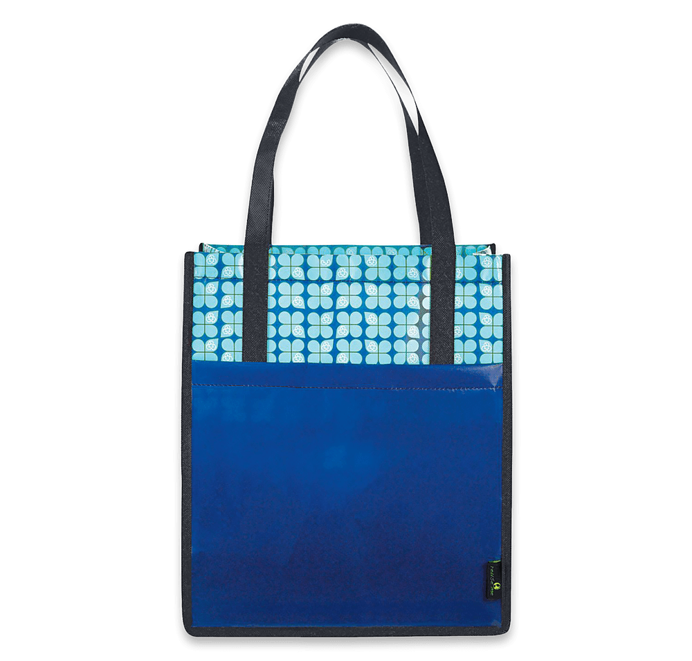 Large Laminated Non-Woven Grocery Tote Bag-default