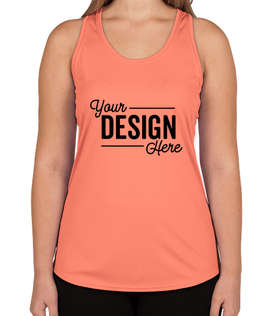 Augusta Women's Mesh Back Performance Racerback Tank - Color: Coral