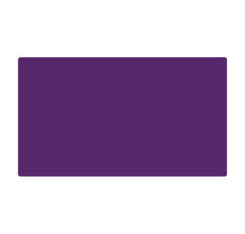 2" x 3.5" Horizontal Solid Plastic Business Cards in Team Purple