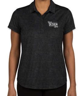 Nike Dri-FIT Women's Crosshatch Performance Polo - Color: Anthracite / Black