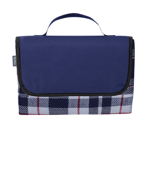 Highlander Roll-Up Blanket in Navy Blue